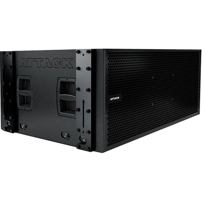 Caixa de Som Attack Sub Grave Line Array Vertcon S 218 D