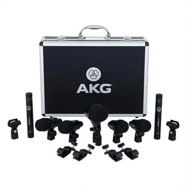 Kit De Microfone P/bateria Akg