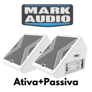 Kit Monitor Ativo+Passivo Mark Audio MMK12