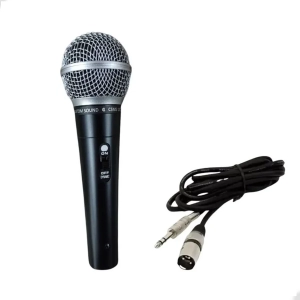 Microfone C/Fio Csms 150 Preto Com Cabo