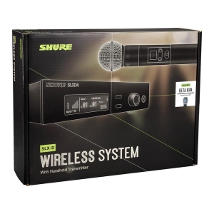 Sistema Sem Fio Shure Com Microfone Beta 87A SLXD24/B87A-G58